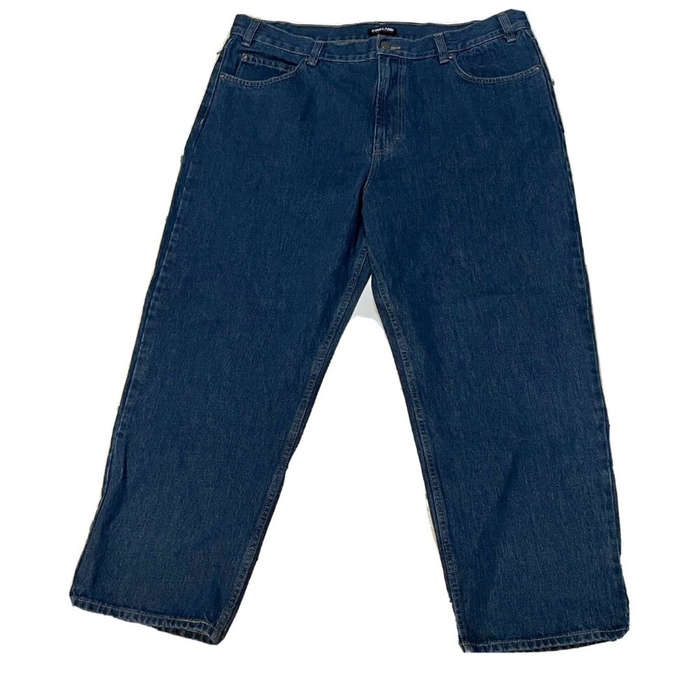 Kirkland jeans mens 41 x 30 Signature tapered high rise blue